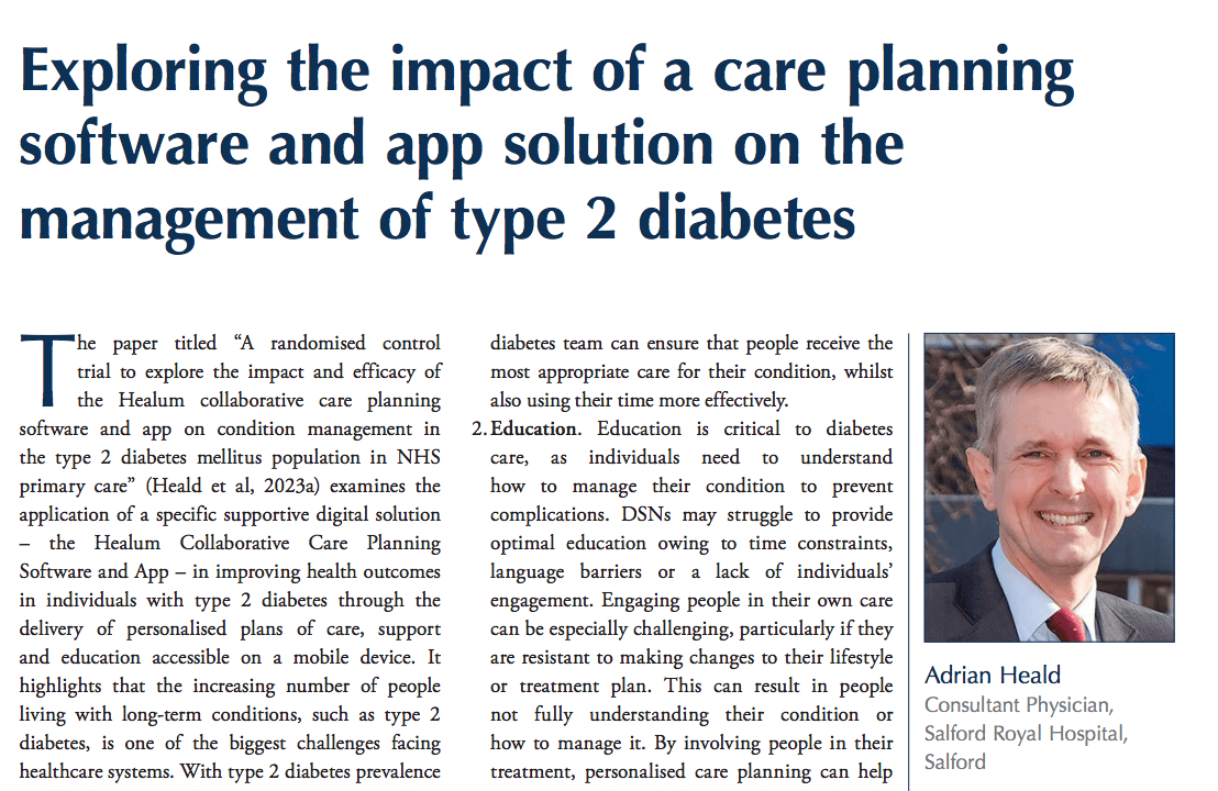 Journal of Diabetes Nursing Publication