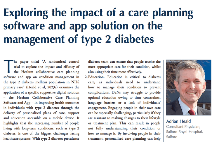 Journal of Diabetes Nursing Publication